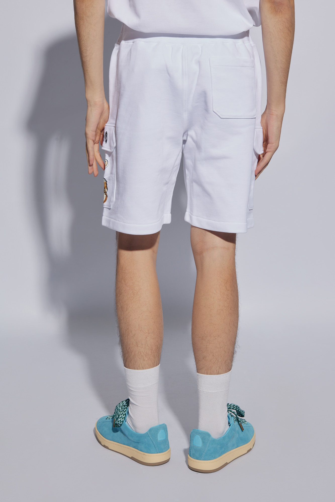 Family First high-waisted track shorts - White Cargo shorts Family First high-waisted track shorts - White Cargo shorts